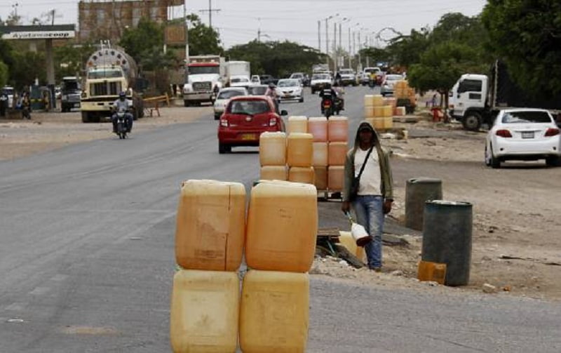 Los cupos de gasolina en La Guajira.