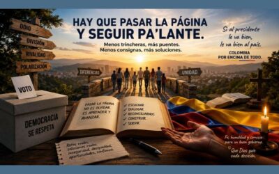 Hay que pasar la página y seguir pa’lante.