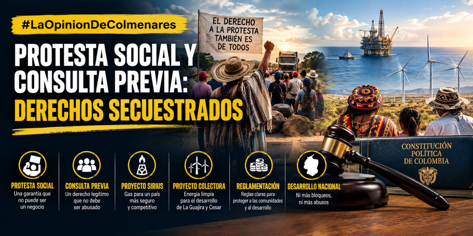 Protesta social y consulta previa derechos secuestrados Protesta social y consulta previa derechos secuestrados