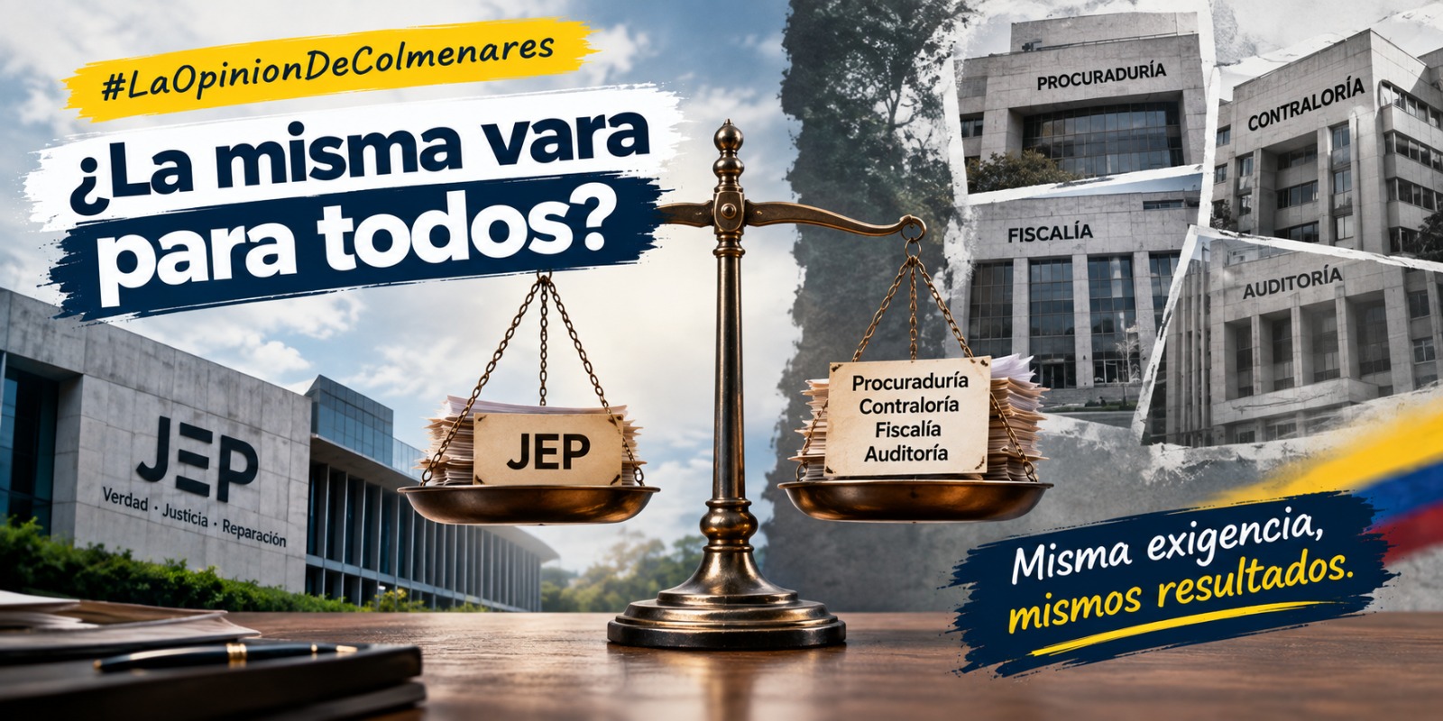 ¿Y por qué solo la JEP La misma vara para todos ¿Y por qué solo la JEP La misma vara para todos…